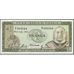 Тонга 1 па'анга 1987 года (Tonga 1 pa'anga 1987) P 19c: UNC