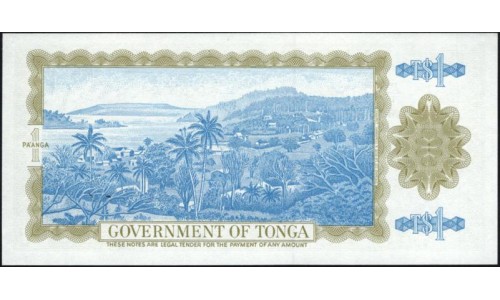 Тонга 1 па'анга 1987 года (Tonga 1 pa'anga 1987) P 19c: UNC