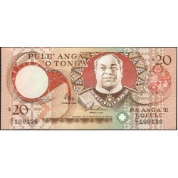 Тонга 20 па'анга 1992 года, Редкость!!! (Tonga 20 pa'anga 1992) P 29: UNC