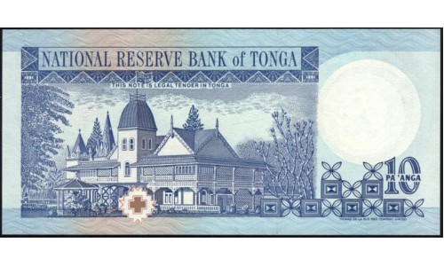 Тонга 10 па'анга 1995 года, префикс C/1 (Tonga 10 pa'anga 1995) P 34a : UNC