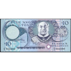 Тонга 10 па'анга 1995 года, префикс C/2 (Tonga 10 pa'anga 1995) P 34a : UNC