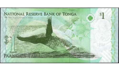 Тонга 1 па'анга 2009 года (Tonga 1 pa'anga 2009) P 37(2): UNC