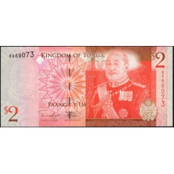 Тонга 2 па'анга 2009 года (Tonga 2 pa'anga 2009) P 38(2): UNC