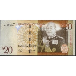 Тонга 20 па'анга 2009 года (Tonga 20 pa'anga 2009) P 41(1): UNC