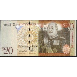 Тонга 20 па'анга 2009 года (Tonga 20 pa'anga 2009) P 41(2): UNC