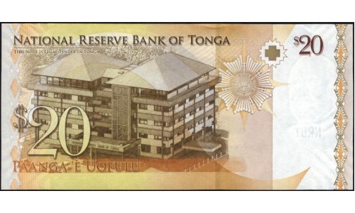 Тонга 20 па'анга 2009 года (Tonga 20 pa'anga 2009) P 41(2): UNC