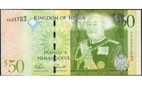 Тонга 50 па'анга 2009 года (Tonga 50 pa'anga 2009) P 42: UNC