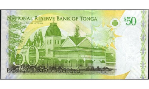 Тонга 50 па'анга 2009 года (Tonga 50 pa'anga 2009) P 42: UNC