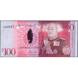 Тонга 100 па'анга 2009 года (Tonga 100 pa'anga 2009) P 43: UNC
