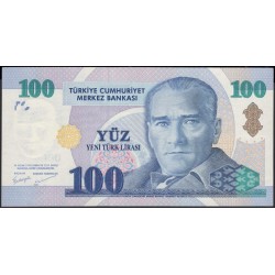 Турция 100 лир 1970 (2005) год (Turkey 100 lira 1970 (2005) year) P 221 : Unc
