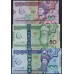 Туркменистан набор 1-100 манат 2017 (Turkmenistan set 1-100 manat 2017) P 36-41 : UNC