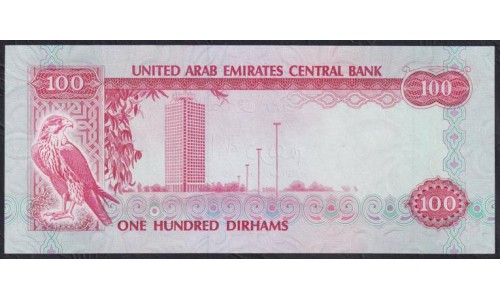 ОАЭ 100 дирхам 1982 год (UAE 100 dirhams 1982) P 10: UNC