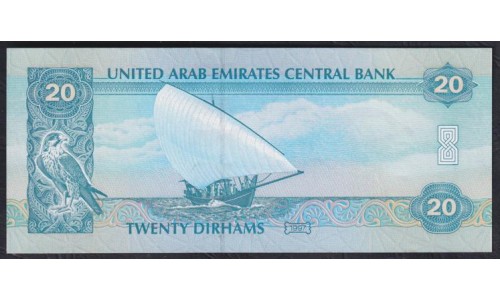 ОАЭ 20 дирхам 1997 года (UAE 20 dirhams 1997) P21a: UNC