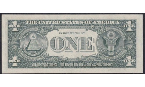США 1 доллар 1974 года  (UNITED STATES OF AMERICA 1 Dollar 1974) P 455: UNC