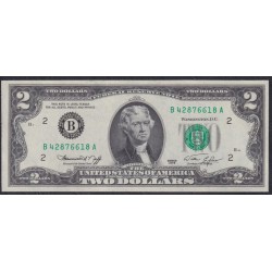 США 2 доллара 1976 года, Серия B (UNITED STATES OF AMERICA  2 Dollars 1976, Series B) P 461: UNC