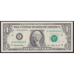 США 1 доллар 1993 г. Серия Е (UNITED STATES OF AMERICA 1 Dollar 1993, Seria E) P 490a: UNC