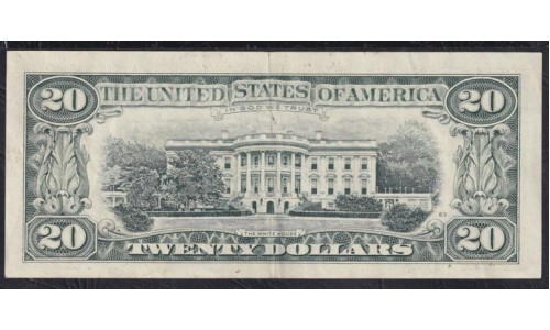 США 20 долларов 1993 г. (UNITED STATES OF AMERICA  20 Dollars 1993) P 493: XF-