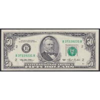 США 50 долларов 1993 г. Серия B (UNITED STATES OF AMERICA 50 Dollars 1993, Seria F) P 494: UNC
