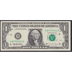 США 1 доллар 1995 г. Серия H (UNITED STATES OF AMERICA 1 Dollar 1995, Seria H) P 496a: UNC