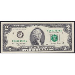 США 2 доллара 1995 года  (UNITED STATES OF AMERICA 2 Dollars 1995) P 497: UNC