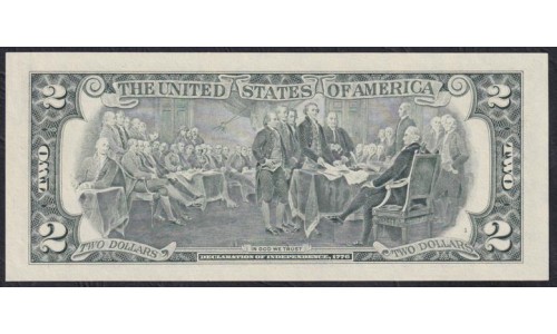 США 2 доллара 1995 года  (UNITED STATES OF AMERICA 2 Dollars 1995) P 497: UNC