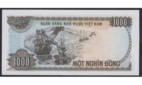 Вьетнам 1000 донг 1987 (Vietnam 1000 dong 1987) P 102a: UNC
