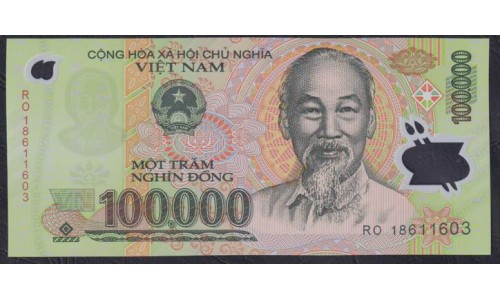 Вьетнам 100000 донг 2018 (Vietnam 100000 dong 2018) P 122 (NEW) : Unc