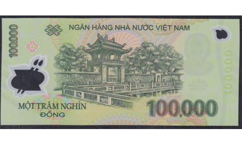 Вьетнам 100000 донг 2018 (Vietnam 100000 dong 2018) P 122 (NEW) : Unc