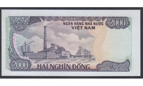 Вьетнам 2000 донг 1987 (Vietnam 2000 dong 1987) P 103a : Unc