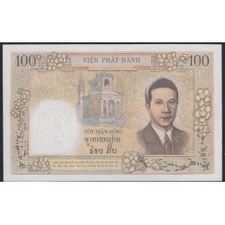 Французский Индокитай - Вьетнам 100 пиастров 1954 года, Редкость (FRENCH INDOCHINA - VIETNAM 100 Piastres / Riels / Kip / Đồng) P 108: aUNC