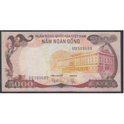 Вьетнам Южный 5000 донг б/д (1975)   (Vietnam South 5000 dong ND (1975)) P 35s: aUnc