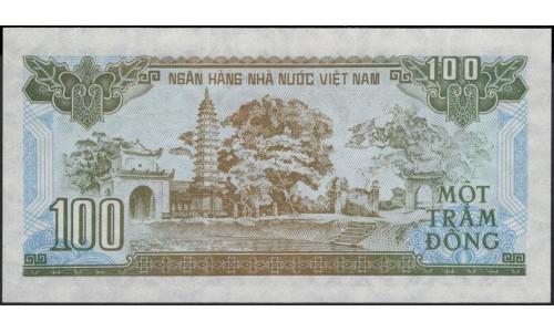 Вьетнам 100 донг 1991 (Vietnam 100 dong 1991) P 105b : Unc