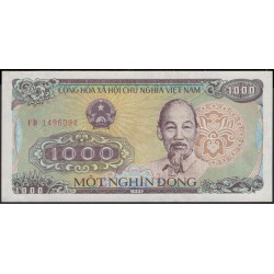 Вьетнам 1000 донг 1988 (Vietnam 1000 dong 1988) P 106a : Unc