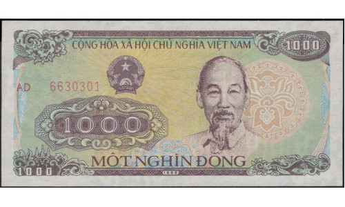 Вьетнам 1000 донг 1988 (Vietnam 1000 dong 1988) P 106b : Unc
