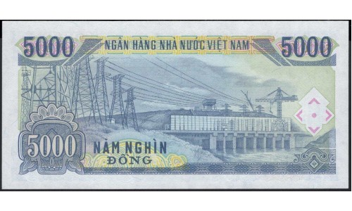Вьетнам 5000 донг 1991 (Vietnam 5000 dong 1991) P 108a : Unc