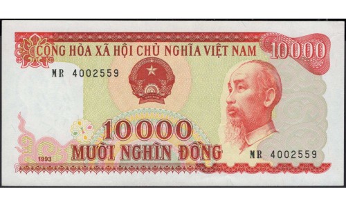 Вьетнам 10000 донг 1993 (Vietnam 10000 dong 1993) P 115a : Unc