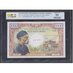 Вьетнам Южный 1000 донг б/д (1955-1956) (Vietnam South 1000 dong ND (1955-1956)) P 4As: aUNC PCSG 55