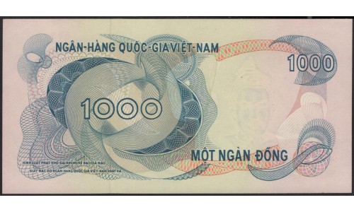 Вьетнам Южный 1000 донг б/д (1971) (Vietnam South 1000 dong ND (1971)) P 29a : Unc