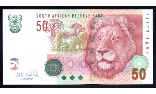ЮАР 50 рэнд  2005 - 2010 года (SOUTH AFRICA 50 rand 2005 - 2010) P130b: UNC