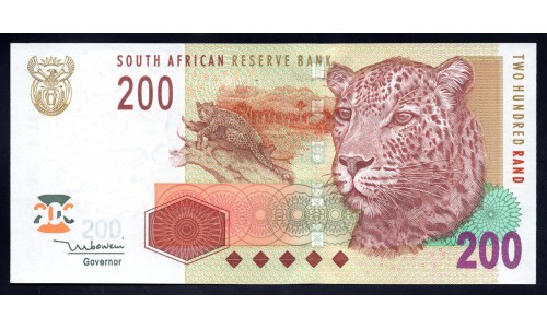 ЮАР 200 рэнд 2005 года (SOUTH AFRICA 200 rand 2005) P132а: UNC