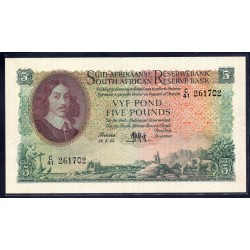 ЮАР 5 фунтов 1955 года (SOUTH AFRICA  5 pounds 1955) P97c: UNC