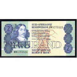 ЮАР 2 рэнда  1978 - 90 года (SOUTH AFRICA 2 rand 1978 - 90) P118d: UNC
