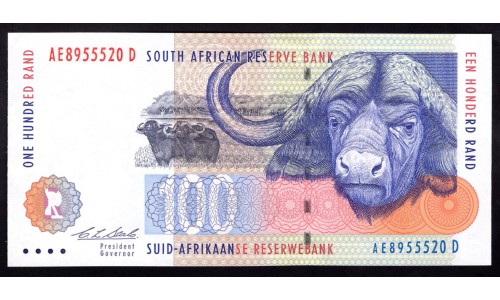 ЮАР 100 рэнд  1994 года (SOUTH AFRICA 100 rand 1994) P126а: UNC