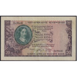 ЮАР 20 рэнд ND (1962-1965) (SOUTH AFRICA 20 rand ND (1962-1965)) P108A: XF