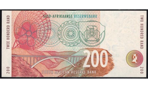 ЮАР 200 рэнд 1994 года, AA6959201E (SOUTH AFRICA 200 rand 1994) P127а: UNC