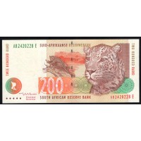 ЮАР 200 рэнд 1999 года, AB 2420228 E (SOUTH AFRICA 200 rand 1999) P127b: UNC