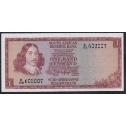 ЮАР 1 рэнд  1975 года (SOUTH AFRICA 1 rand 1975, 	 watermark: Springbok) P116a: UNC