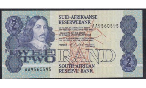 ЮАР 2 рэнда  1978 - 90 года (SOUTH AFRICA 2 rand 1978 - 90) P118e: UNC