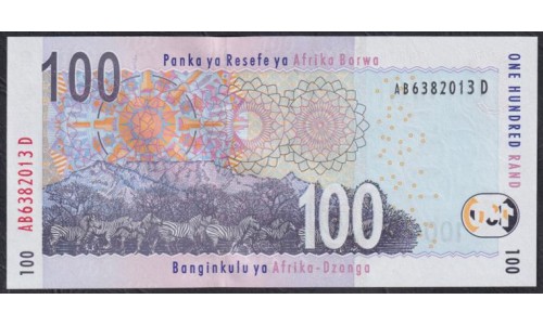 ЮАР 100 рэнд 2005 года (SOUTH AFRICA 100 rand ND 2005) P131а: UNC