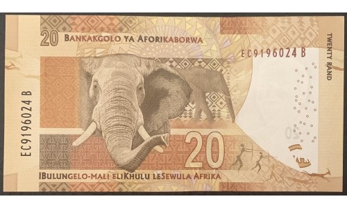 ЮАР 20 рэнд 2013-2016 года (SOUTH AFRICA 20 rand 2013-2016) P 139a : UNC